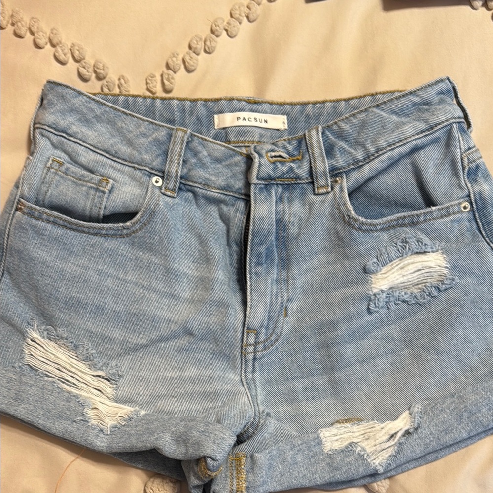 PacSun Light Blue Jean Shorts